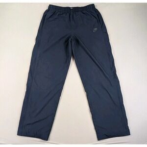 Vintage Y2K Nike Track Pants Mens XL Navy Blue Mesh Lined Gray Tag Sportswear